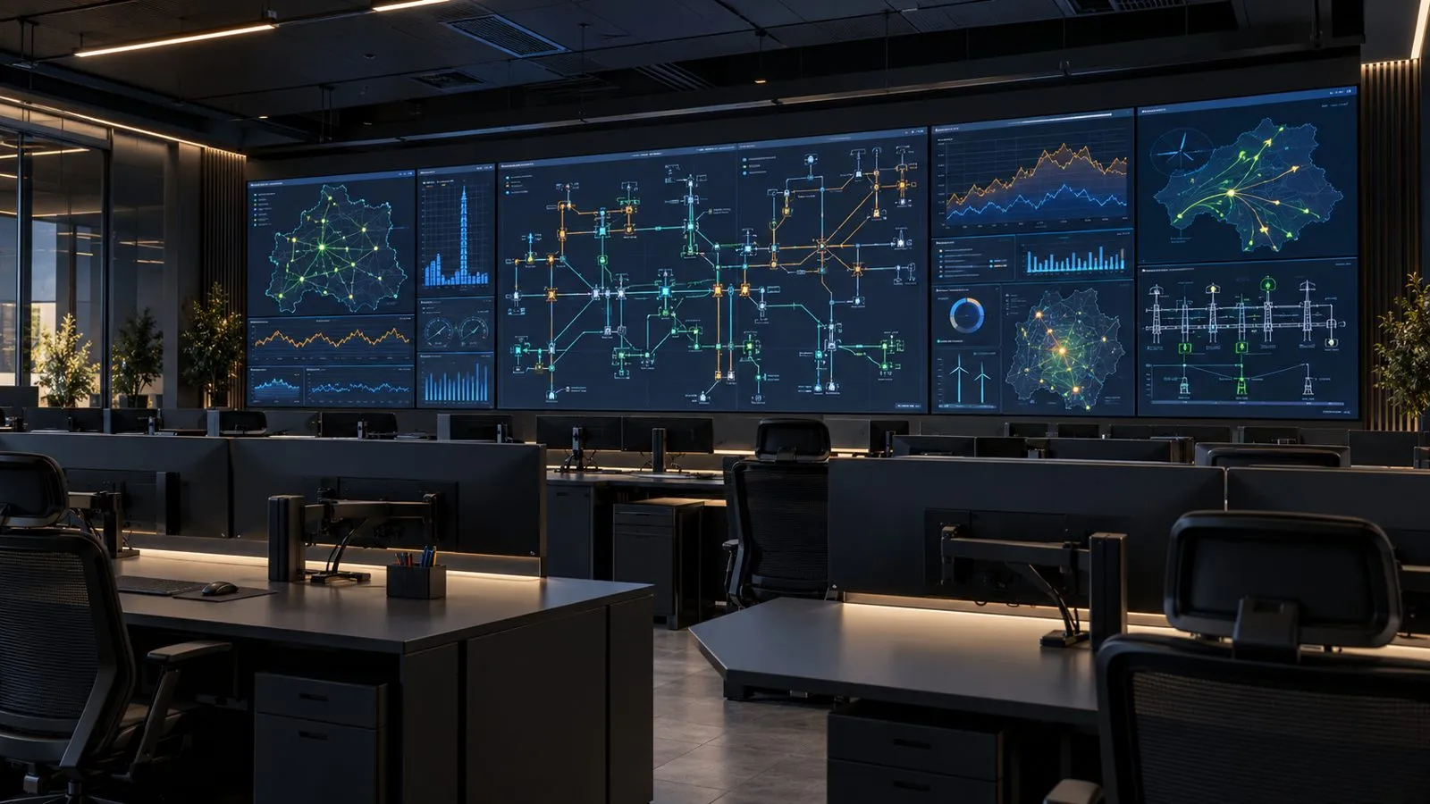 Centrum monitoringu sieci energetycznej